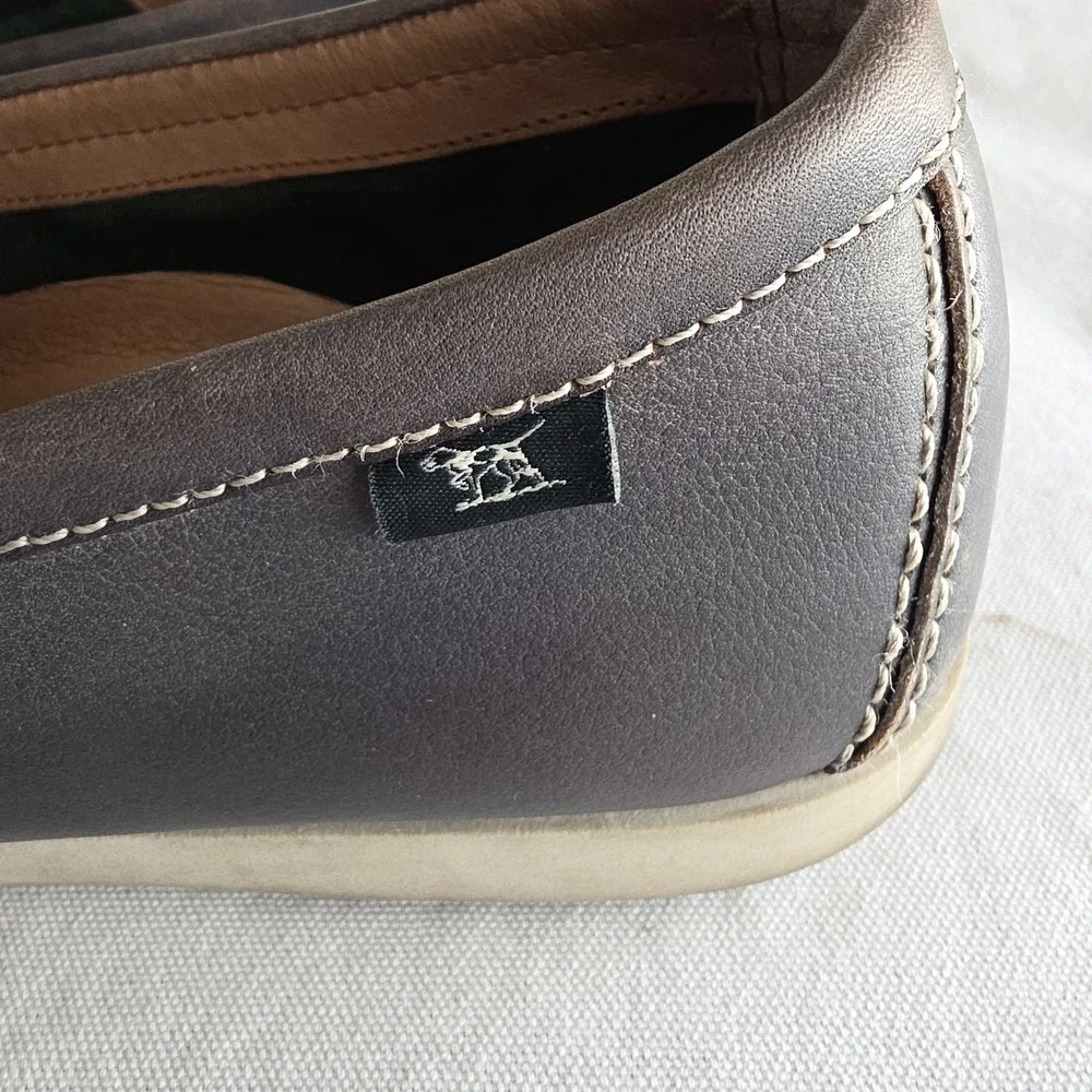 Rodd‎ & Gunn Leather Moc Toe Venetian Loafers In Brown Taupe Size 42 EU 9 US